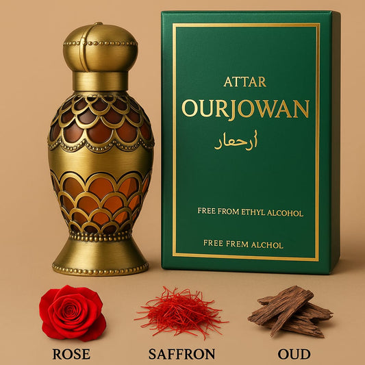 Luxury Oriental Perfume Oil Attar Ourjowan
